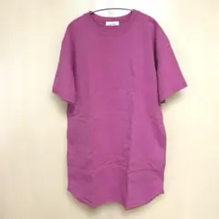 FREDY REPIT ヘビー天竺チュニック Tシャツ ピンク系
