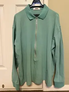 【中古】REVERBERATE | ZIP LONG SLEEVE POLO