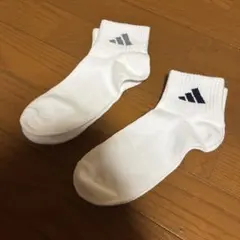 adidas アディダス 白ソックス 2足セット 23～25cm 新品のサムネイル