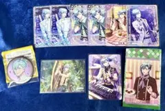うたプリ　シャニライ　ビジュコレVol.5 美風藍 　特製PRカード　缶バおまけ