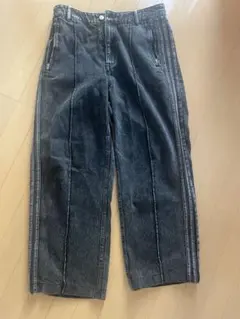 【addidas】 プレミアム エッセンシャルズデニムストレートレッグパンツ