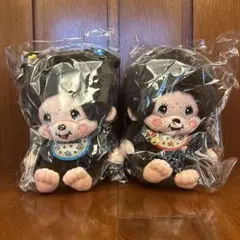 美品！Monchhichi モンチッチ アニバーサリーBIGぬいぐるみ2種セット
