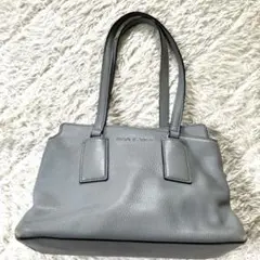 MARC JACOBS レザー トートバッグ グレー！サッチェル！大容量