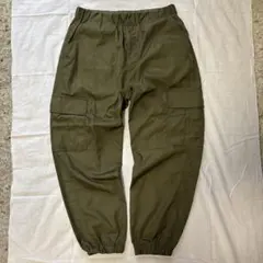 THINETイージーカーゴパンツ カーキ Lサイズのサムネイル