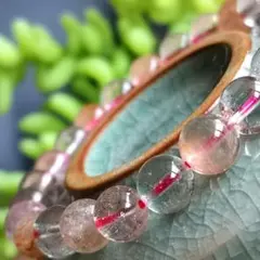 高品質【美品】【透明感】天然石多宝ブレス約8.5mmブレスレット