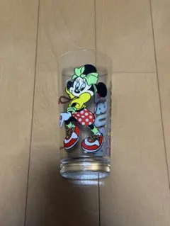 ディズニー ミニーマウス ガラスグラス コップ レトロ