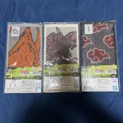 ナルト　一番くじ　I賞　ジャガードミニタオル✖️3枚
