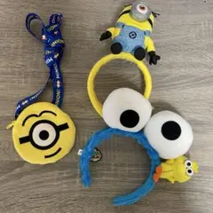 USJ ユニバ カチューシャ ミニオン 3点セット