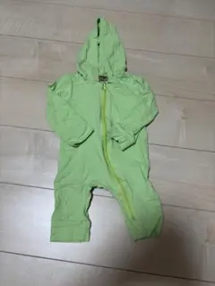 恐竜背びれ付きロンパース 100%コットン