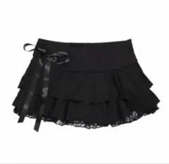 corded frill skirt mini THEREDTHREAD - メルカリ