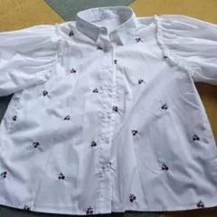 OLIVE des OLIVE さくらんぼ刺繍 半袖シャツのサムネイル