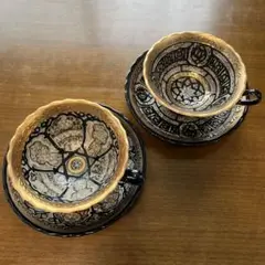 エクレクティックカイカイ　カップ&ソーサー2客セット　パテルナの風