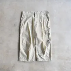 00s Y2K テック デザイン カーゴ パンツ サーフ ステューシー ベージュ