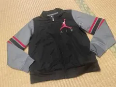 エアジョーダン ジップアップ　ブルゾン 120 黒　保育園　上着　ジャケットのサムネイル
