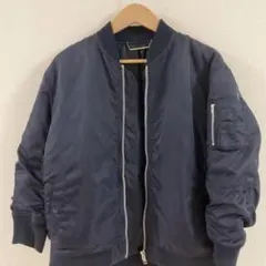 【新品未使用・値下げ】MA-1 Mila Owen ミラ オーウェン Mila Owen リサイクルナイロンオーバーサイズMA-1