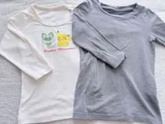 ヒートテック 長袖シャツ インナー 100 2枚セット