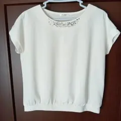 GLACIER アイボリー 半袖Mシワになりにくい生地