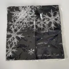 工藤静香 バンダナ 雪の結晶柄