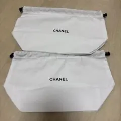CHANEL 巾着袋　シャネル ポーチ　ノベルティ　セット　　新品