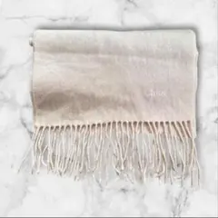 Chloé FOULARDS フリンジマフラー ベージュ系