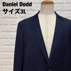Daniel Dodd UOMO A6 スーツ　3ピース　ストライプ　黒 爆買 スーツ メンズ ダブルスーツ ビジネススーツ 黒 チョーク