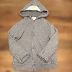 ZARA BABY フード付きカーディガン 3-4歳 グレー