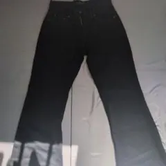 レディース ブラック デニムパンツ