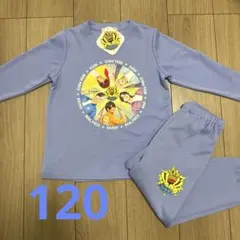 【新品】リアルピース 蓄光 光る✨パジャマ 120㎝　ラベンダー