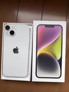 iPhone 14 本体 白 ホワイト スターライト - メルカリ