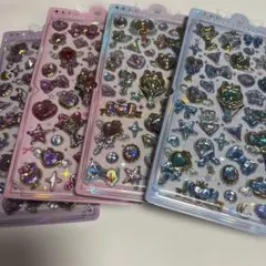 マジカル　ボンボンドロップシール ピンク ブルー パープル レインボー クーリア