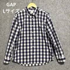 GAP LIVED-INコレクション チェックシャツ 快適な着心地　Lサイズ