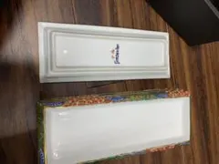 有田焼系 色絵 長皿 5枚セット 共箱 金彩 花柄 和食器