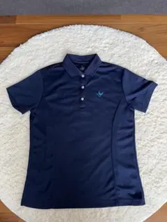 新品　CLUNK クランク　レディース ゴルフウェア　半袖ポロシャツ　ネイビー