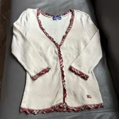 バーバリーブルーレーベル　七分袖カーディガン