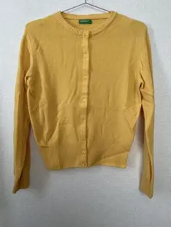 週末値下‼️UNITED COLORS OF BENETTON カーディガン黄色S