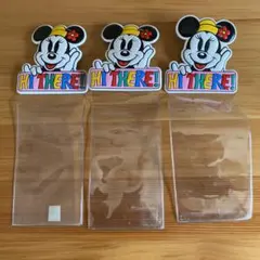 【ディズニー】ディズニーランドの旧チケットホルダー3点セット【ミニー】
