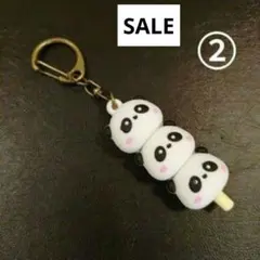 SALEチャーム パンダ だんご三兄弟　熊猫　PVCキャラクターキーホルダー