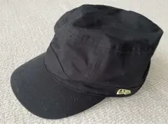 NEW ERA ブラック ワークキャップ 7 7/8