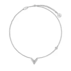 2025年最新】ルイヴィトン エセンシャルv ネックレス シルバーの人気