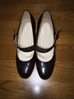 【美品】REGAL/リーガル　メリージェーン　パンプス　ブラウン　22.0cm