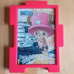 ワンピース　ジグソーパズル　完成品　フレーム（赤）付き