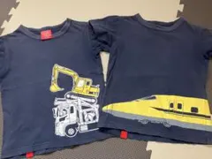 OJICO Tシャツ 2枚セット 働く車 ドクターイエローのサムネイル