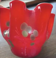 アンティーク調ガラス花瓶