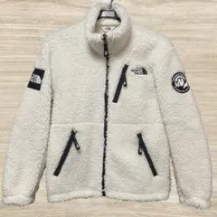 複数回着用 ノースフェイス リモフリースジャケット ホワイト XS