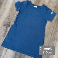 Champion チャンピオン/コットンTシャツワンピース ネイビー 110cm