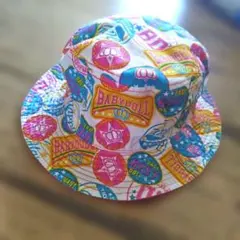 BABYDOLL リバーシブル ハット 女の子 52～54cm 帽子　夏のサムネイル