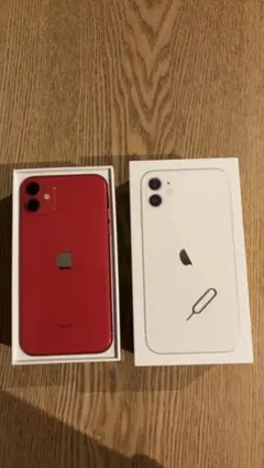 iPhone 11 64GB (PRODUCT)RED 本体 箱付き - メルカリ