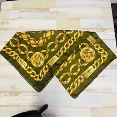 ⭐*⭐様 CHANEL（シャネル） チェーン柄 シルクスカーフ 大判