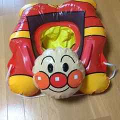 アンパンマン　浮き輪　ベビー　紐つき