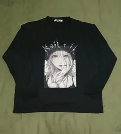 mano mouth AAAA×軽美術部 長袖Tシャツ
